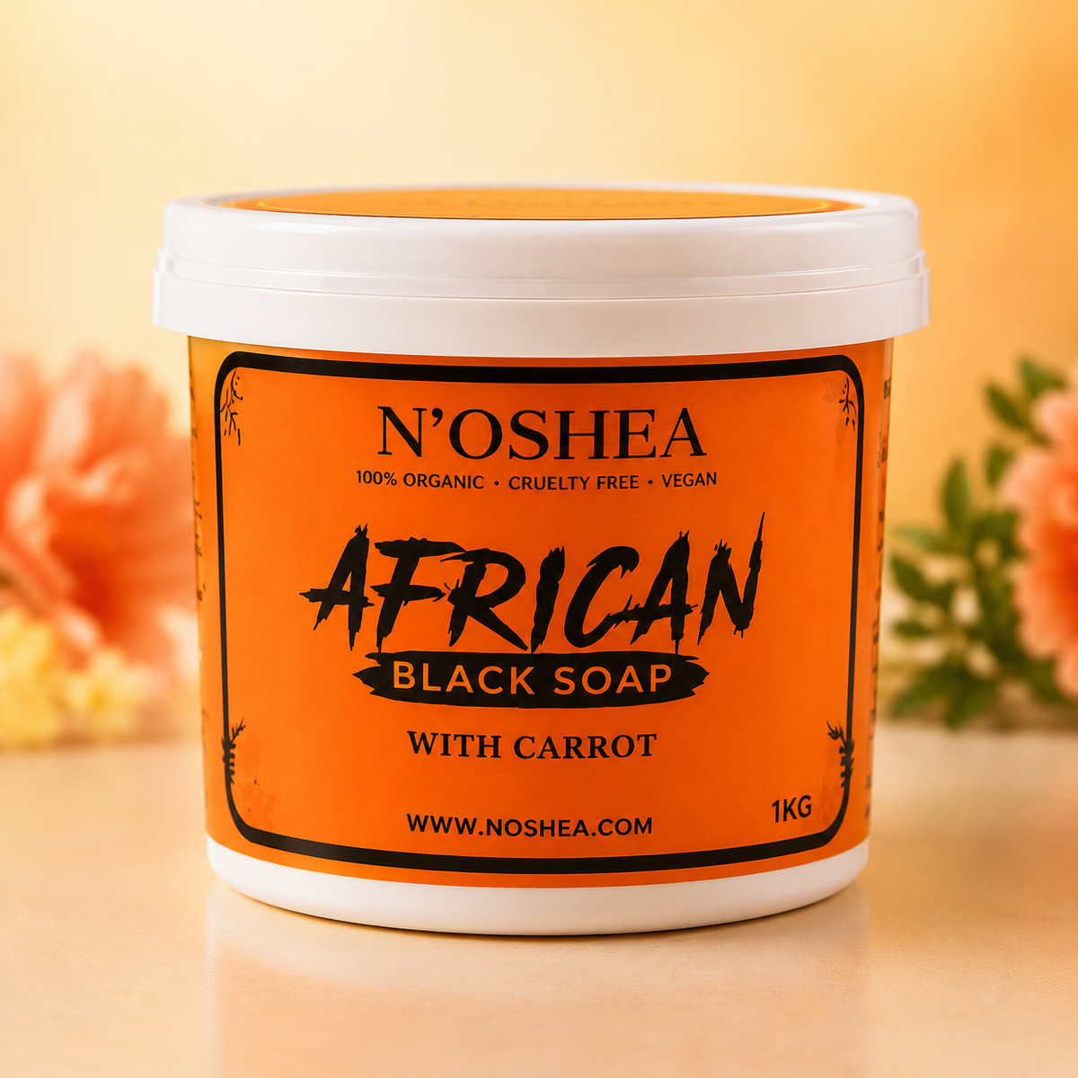 N’OSHEA African Black Soap Paste – Carrot & Kojic