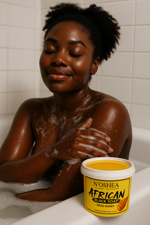 N’OSHEA African Black Soap Paste – Honey